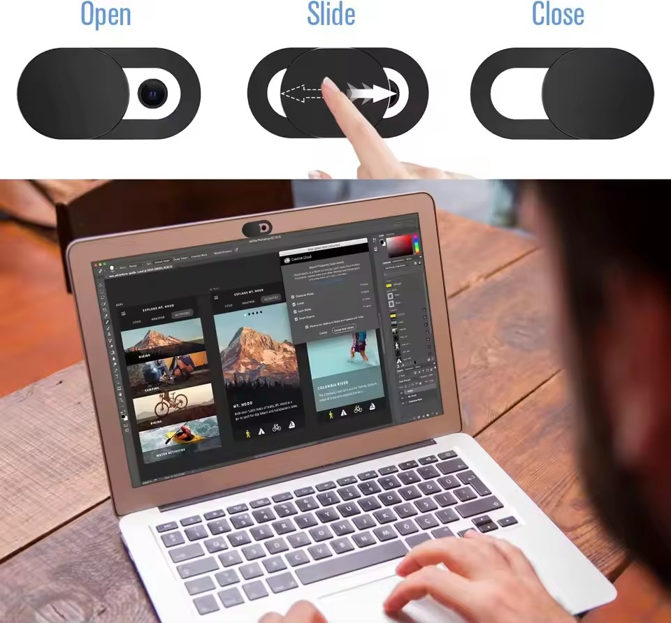 Webcam Cover Laptop Camera Sli - Camera Lens Protector reseña y precio