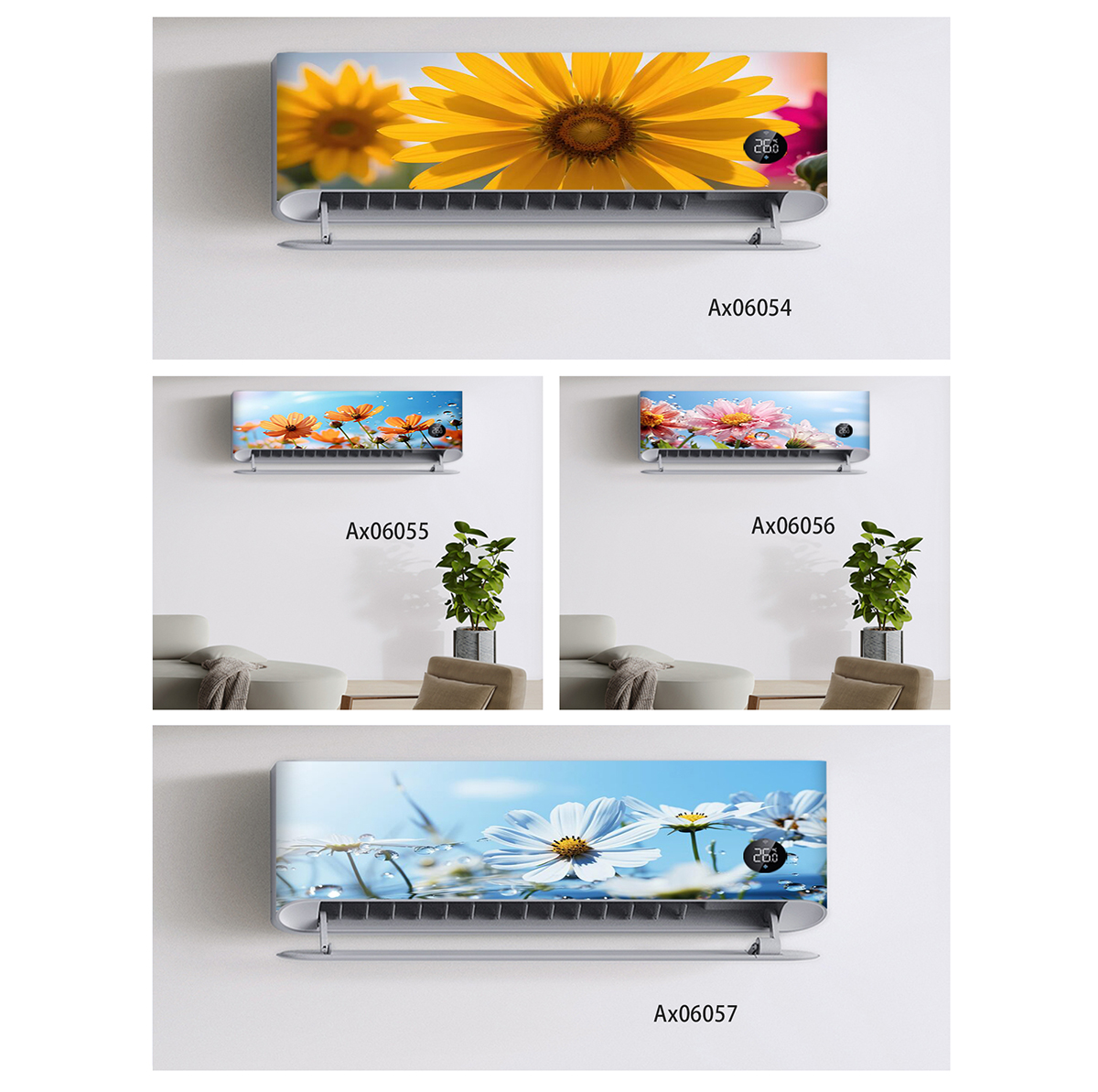 Fresh Sky Sunflower Gerbera Da - Full Cover Adhesive reseña y precio