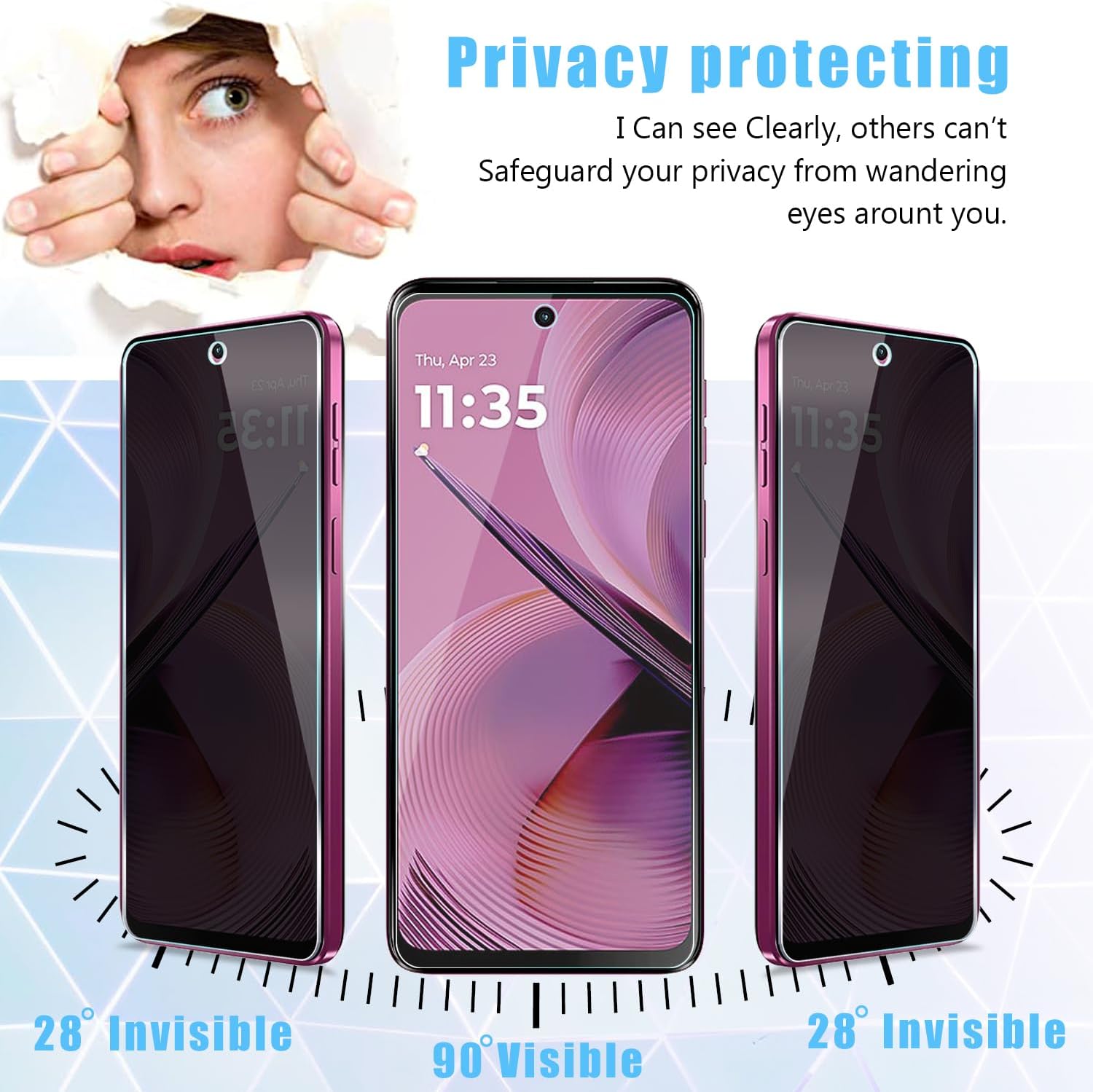 [2 Pack] For Honor 400 Lite/40 - Privacy Filter 2Pack reseña y precio