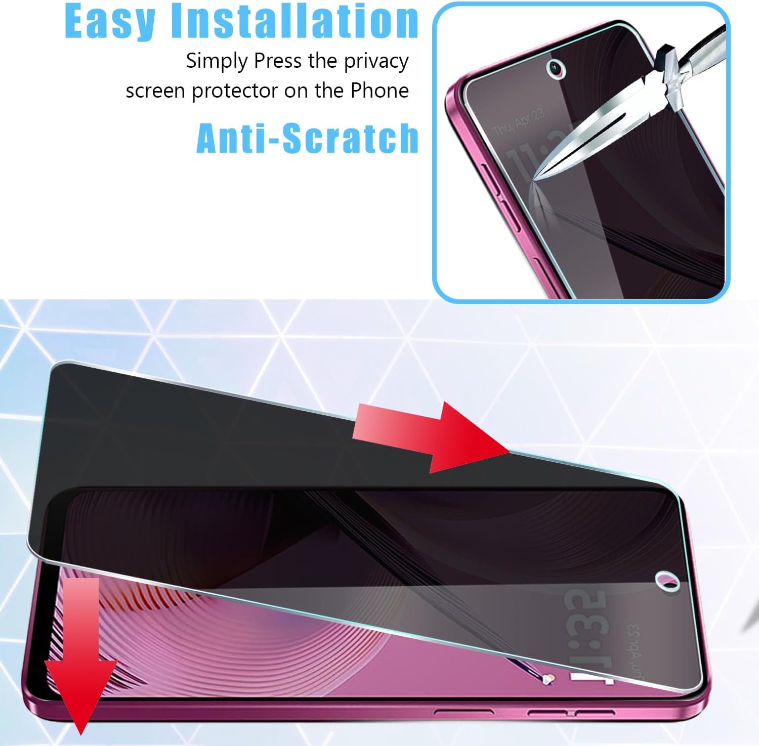 [2 Pack] For Honor 400 Lite/40 - Privacy Filter 2Pack reseña y precio