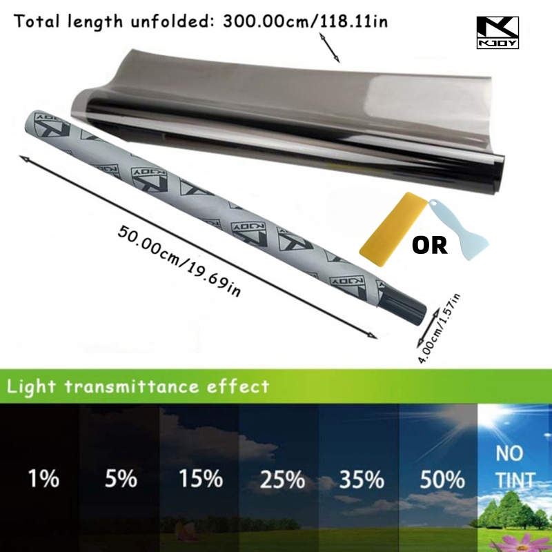 3Mx50CM VLT Black Car Window F - Glass Protector Auto reseña y precio