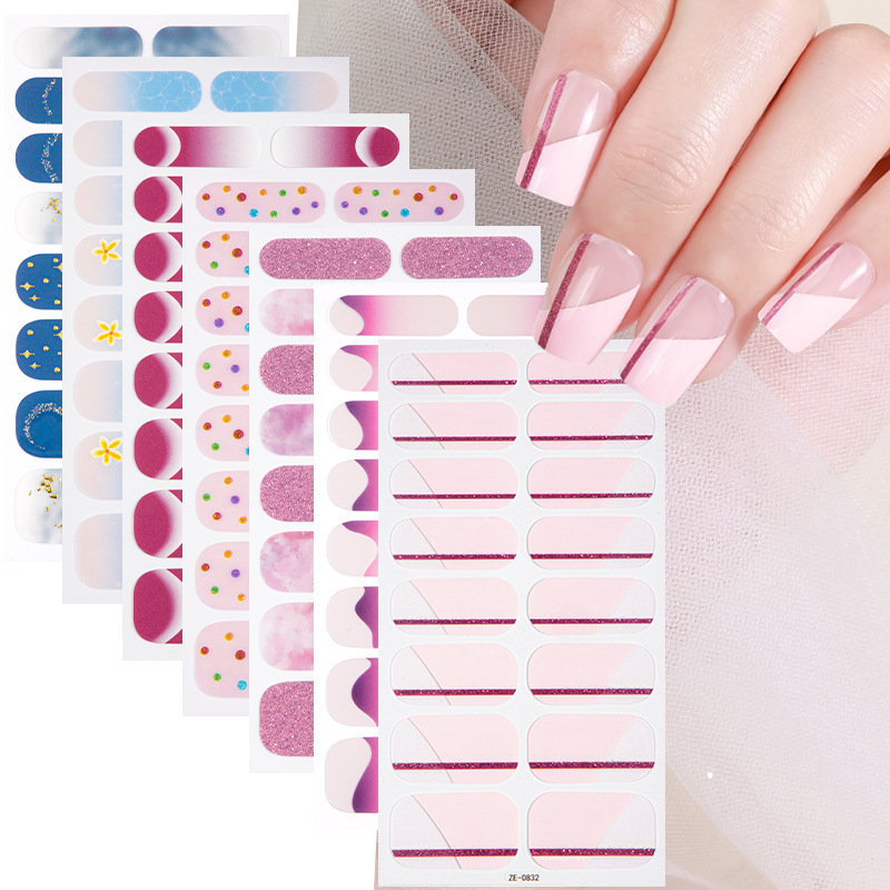 16Tips Marble Gradient Starry  - Full Cover Adhesive reseña y precio