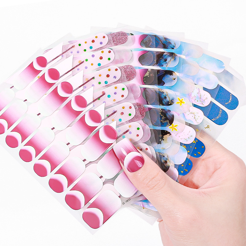 16Tips Marble Gradient Starry  - Full Cover Adhesive reseña y precio