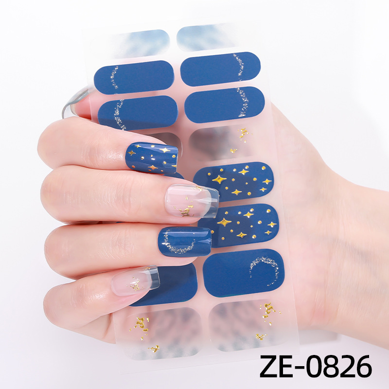16Tips Marble Gradient Starry  - Full Cover Adhesive reseña y precio