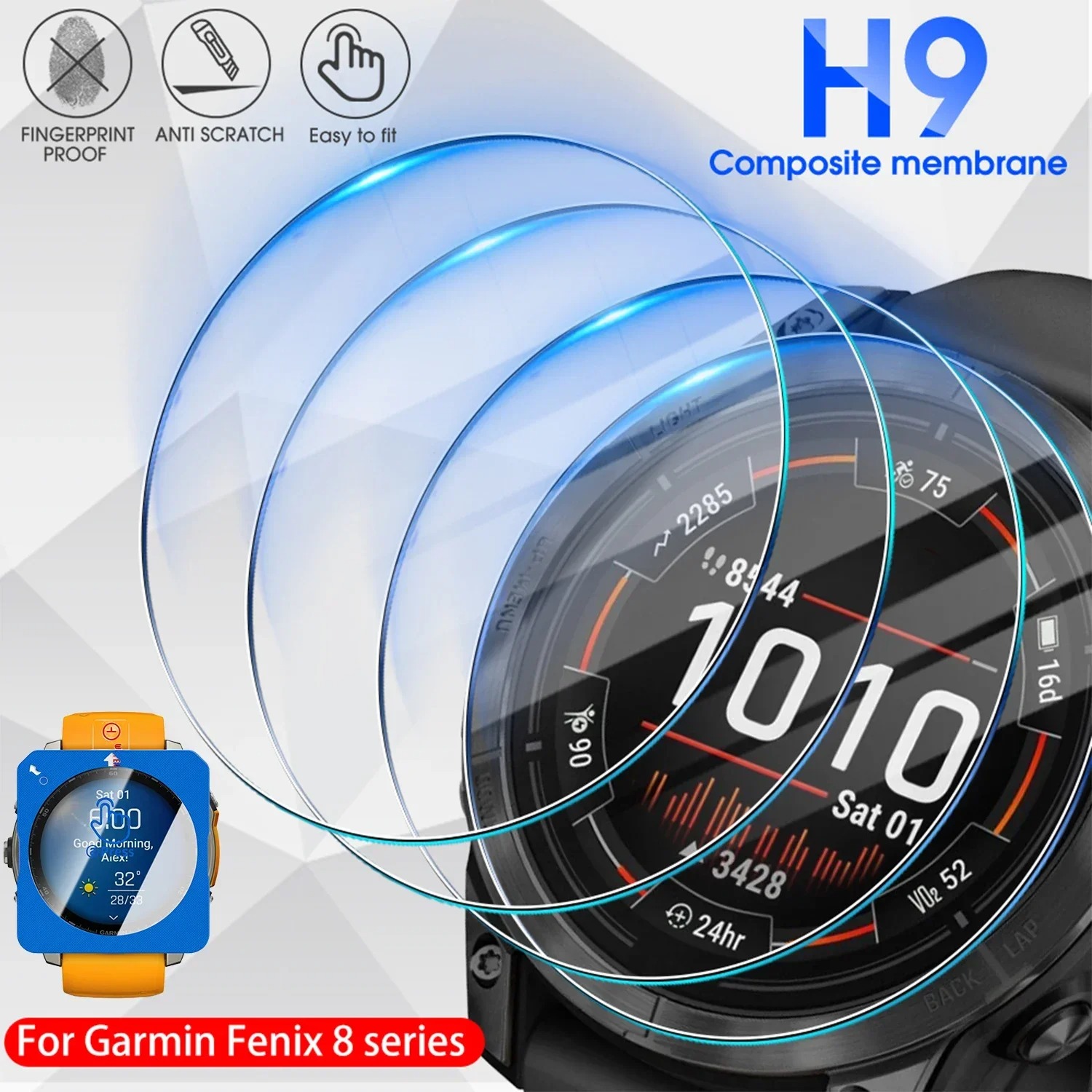 HD Tempered Glass For Garmin F - Screen Alignment Tool reseña y precio