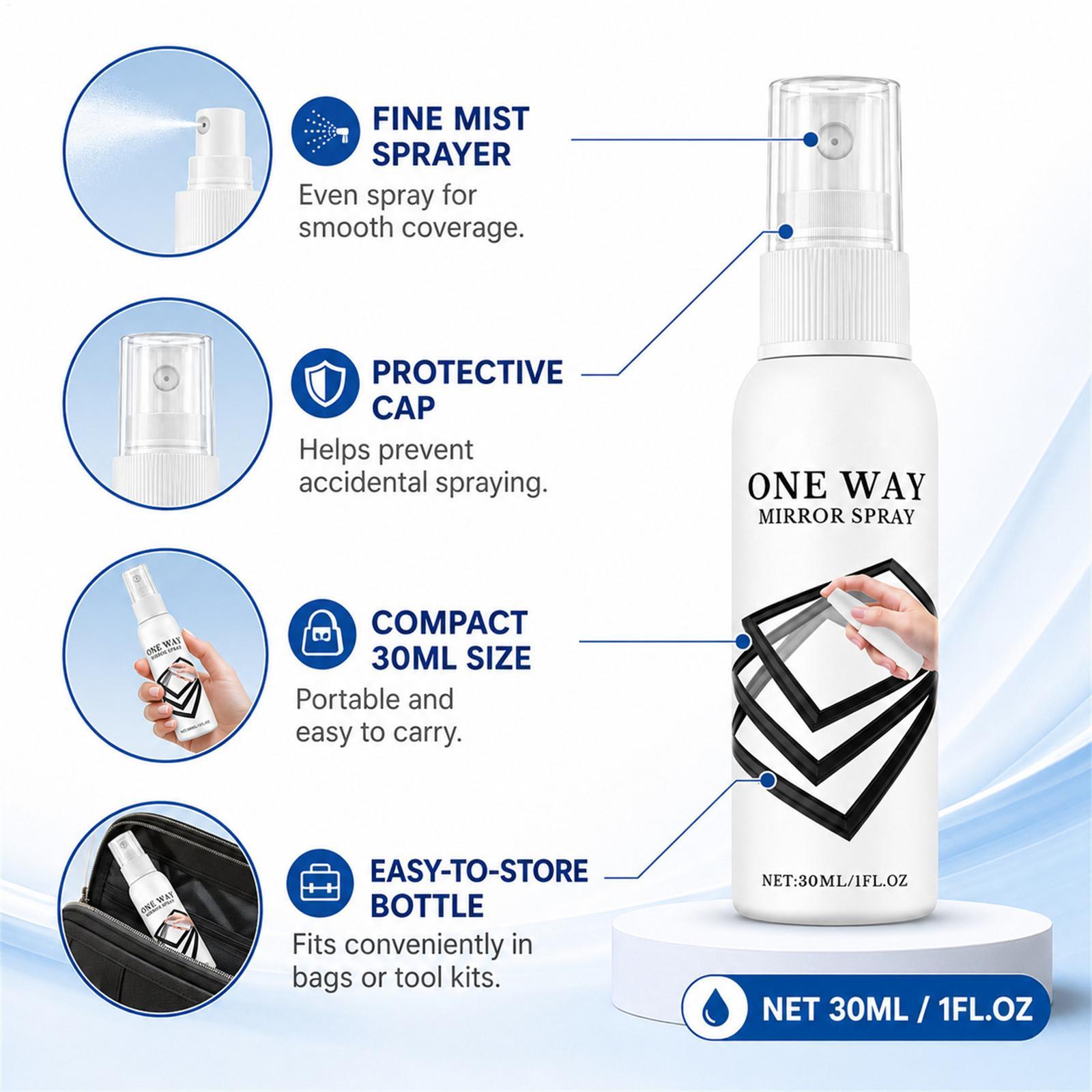 Reflective Window Spray 30ml Q - Privacy Screen Protector reseña y precio