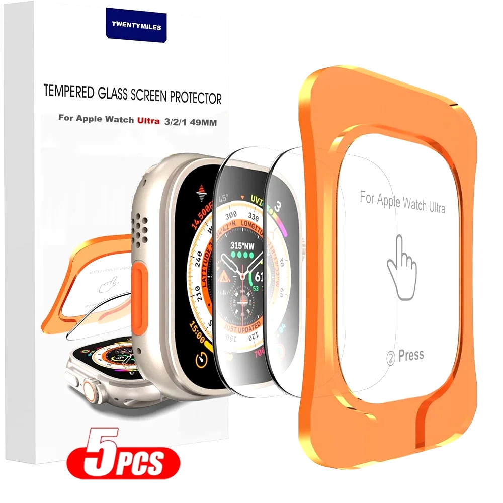 Tempered Glass For Apple Watch - Screen Alignment Tool reseña y precio
