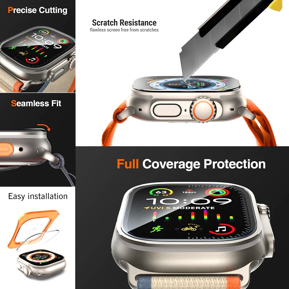 Tempered Glass For Apple Watch - Screen Alignment Tool reseña y precio