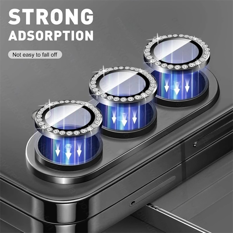 3D Rhinestone Sparkling 9H Len - Tempered Glass Screen 9H reseña y precio