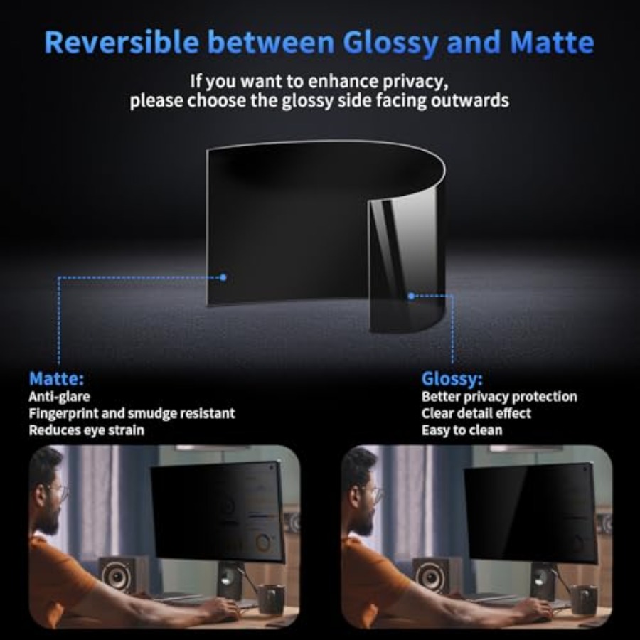 2 Pack 27 Inch Curved Computer - Privacy Filter 2Pack reseña y precio