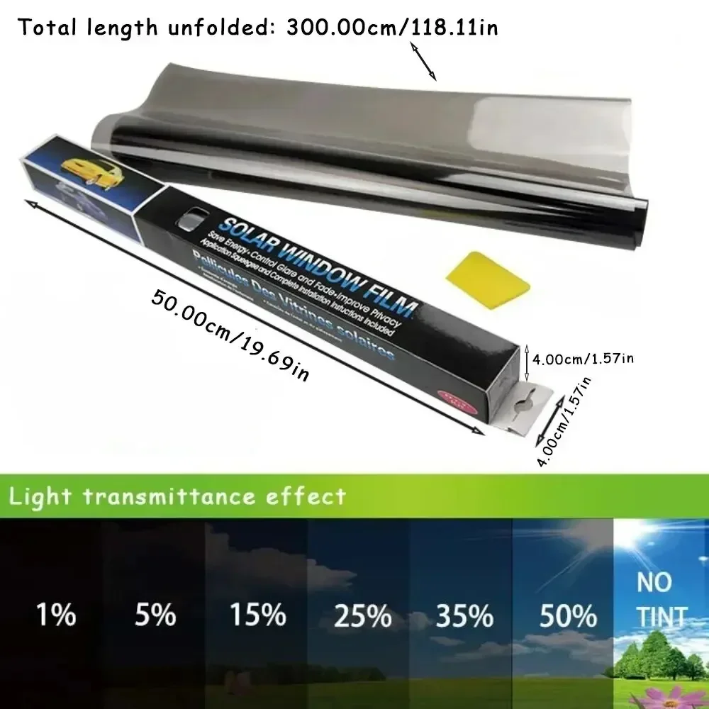 3Mx50CM VLT Black Car Window F - Glass Protector Auto reseña y precio