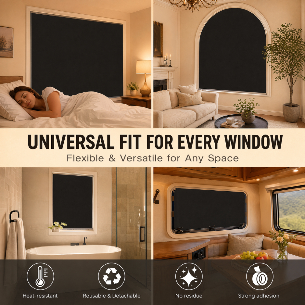 100% Blackout Curtain Darkest  - Privacy Screen Protector reseña y precio