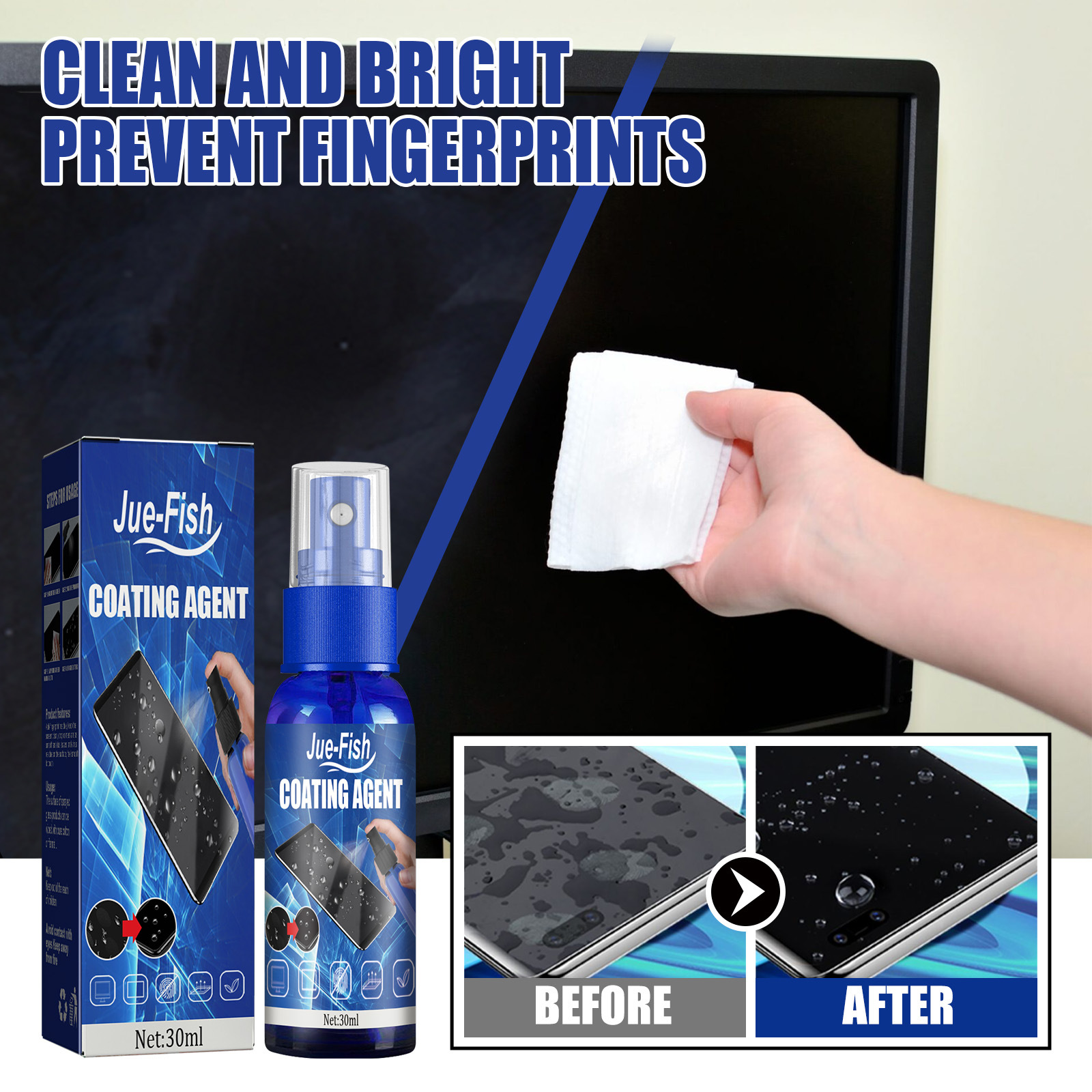 Liquid Screen Protector Spray  - Oleophobic Coating Spray reseña y precio