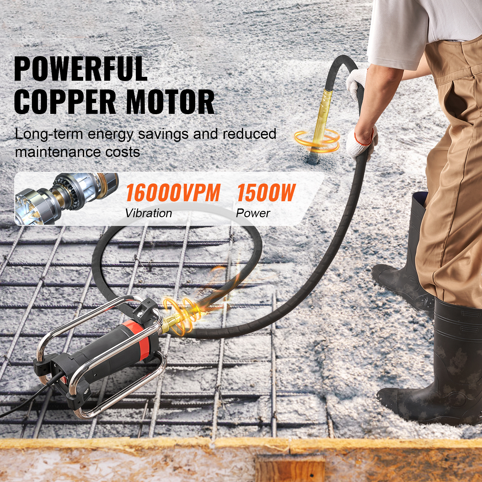 SucceBuy Electric Concrete Vib - Air Bubble Remover reseña y precio