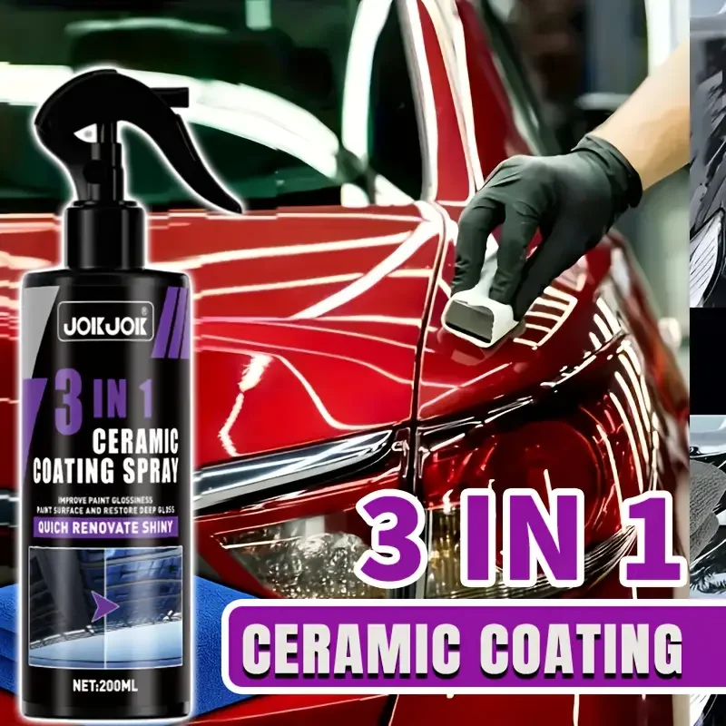 3 in 1 Car Ceramic Liquid Coat - Nano Liquid Coating reseña y precio