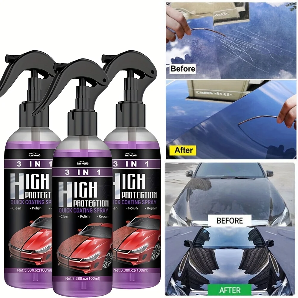 3 in 1 Car Ceramic Liquid Coat - Nano Liquid Coating reseña y precio
