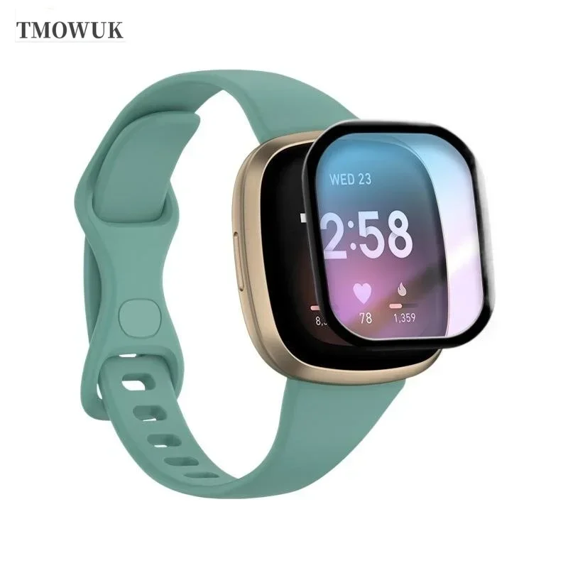 For Fitbit Sense 2 Versa3 2 4  - Flexible Tpu Film reseña y precio