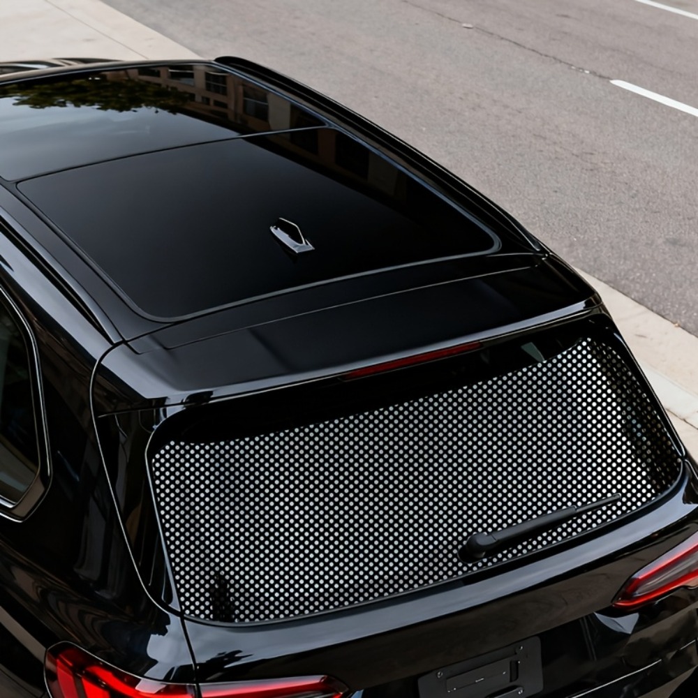 1Roll Black Perforated Vinyl P - Privacy Screen Protector reseña y precio