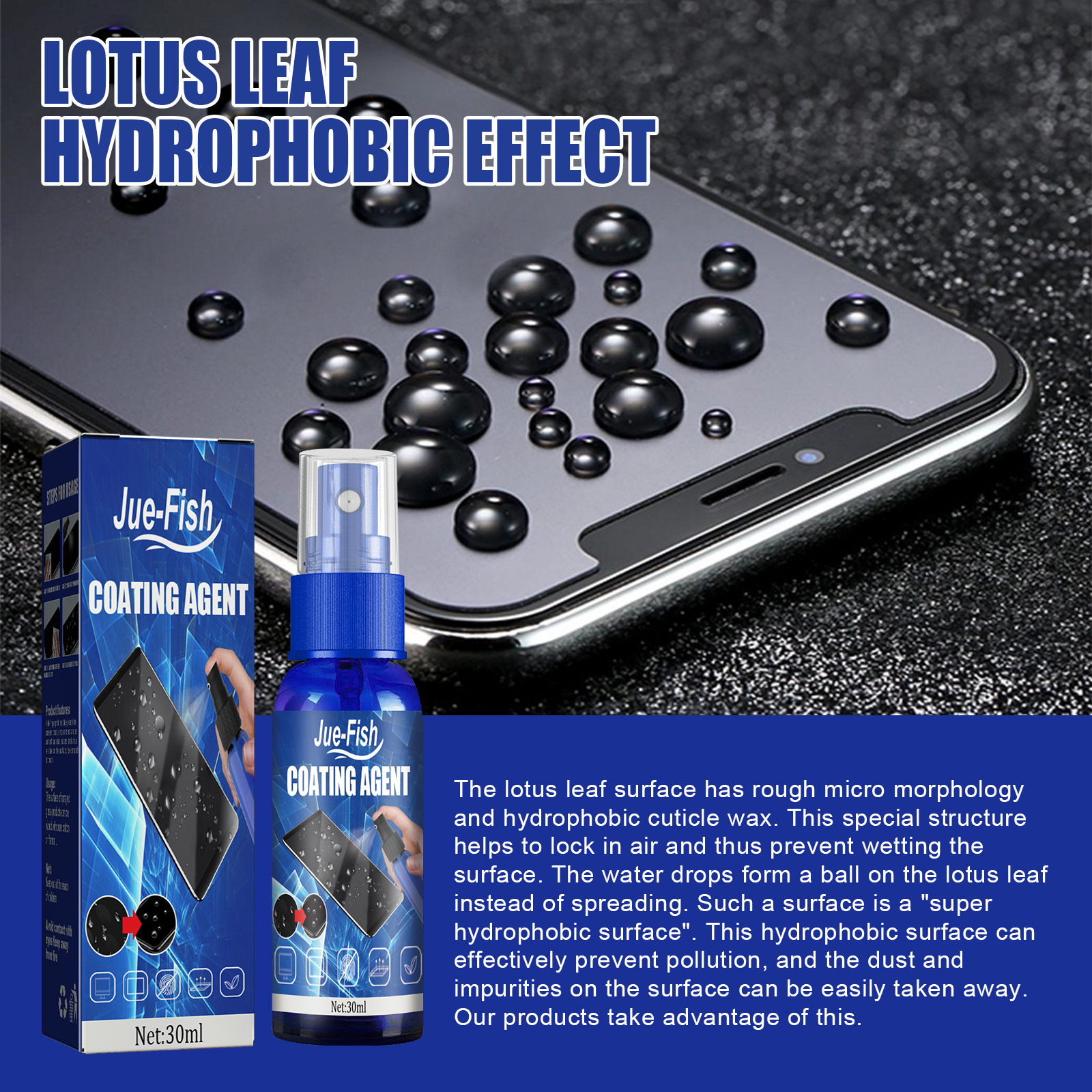 Liquid Screen Protector Spray  - Oleophobic Coating Spray reseña y precio