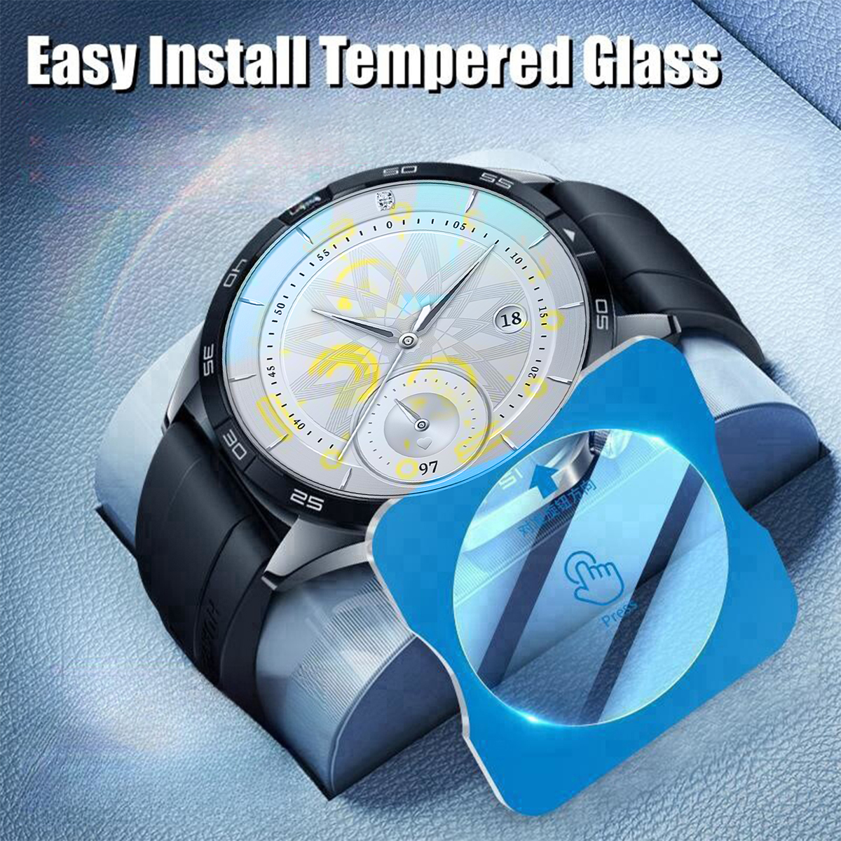 1-5PCS Tempered Glass For Huaw - Screen Alignment Tool reseña y precio